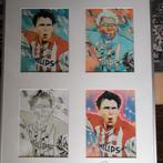 Litho Mark van Bommel in PSV tenue Eric Dordregter, Ophalen of Verzenden