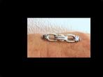 Bijzonder Modernistische Design 5.5 cm lang Zilveren Broche!, Verzenden, Zilver, Broche