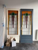 Glas in lood binnendeuren - Art Deco stijl, Doe-het-zelf en Verbouw, Glas en Ramen, Ophalen