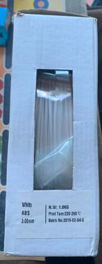 *NIEUW* 3D Printing Filament 1.0kg White ABS 3.00mm, Ophalen of Verzenden, Nieuw