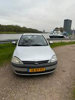 Opel Corsa 1.2 16V 3D 2001 Open dak, Origineel Nederlands, Te koop, Zilver of Grijs, 5 stoelen