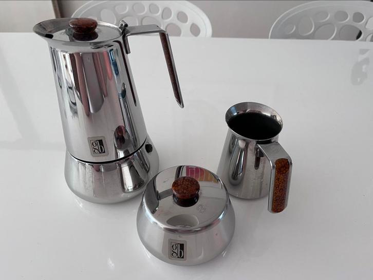 Koffieset Guido Bergna voor DE, retro/vintage, percolator!, Witgoed en Apparatuur, Koffiezetapparaten, Zo goed als nieuw, Koffiemachine