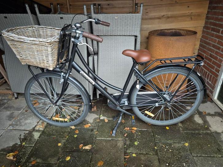 Degelijke Damesfiets met Mand, Fietsen en Brommers, Fietsen | Dames | Damesfietsen, Gebruikt, Versnellingen, Ophalen