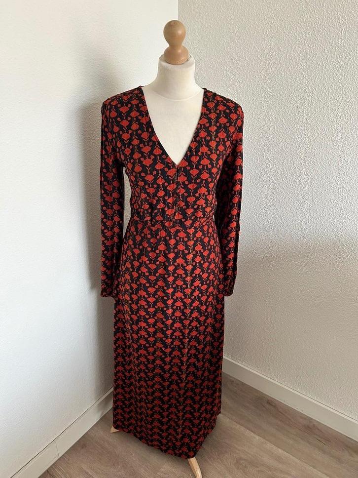 Fabienne Chapot maat 40 Isabella isa dress 2916, Kleding | Dames, Jurken, Zo goed als nieuw, Maat 38/40 (M), Rood, Onder de knie