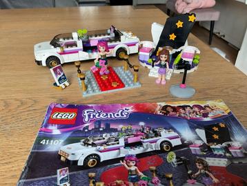 Lego Friends 41107 Popster Limousine - Compleet! beschikbaar voor biedingen