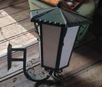 Grote oude buitenlamp van een café, Ophalen, Gebruikt, Wandlamp, Netvoeding