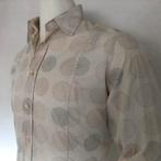Hugo Boss shirt - overhemd - red label heren, Kleding | Heren, Overhemden, Verzenden, Zo goed als nieuw, Beige, Halswijdte 39/40 (M)