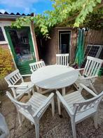 Mooi houten tuinset, Tuin en Terras, Tuinsets en Loungesets, Ophalen, Gebruikt, Hout