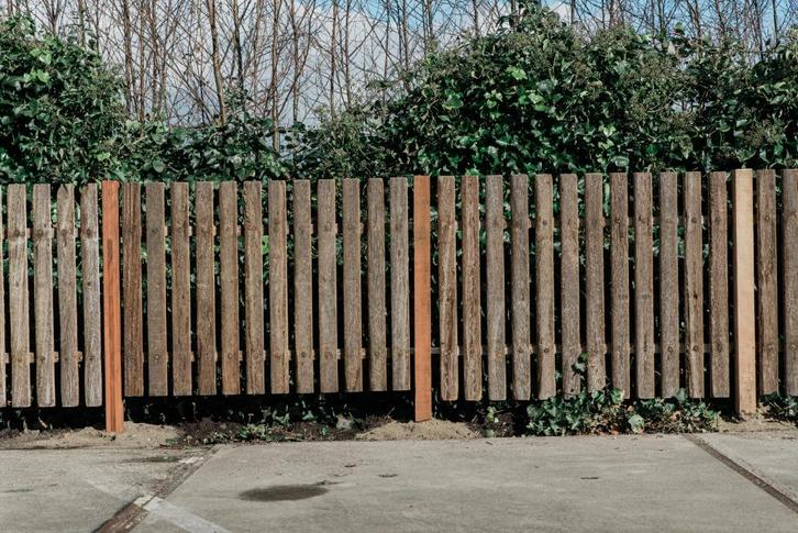 Hekwerk (Hardhout), Tuin en Terras, Tuinhekken en Hekwerk, Gebruikt, Tuinhek, Hout, Ophalen