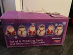 Wiebelende kerstmannen en sneeuwpoppen, Diversen, Kerst, Ophalen of Verzenden, Gebruikt