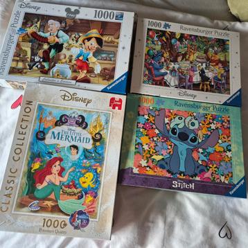 Puzzels 1000 stukjes - Disney beschikbaar voor biedingen