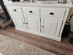 Wit Dressoir met Lades en Deuren, Huis en Inrichting, Kasten | Dressoirs, Ophalen, 150 tot 200 cm, 25 tot 50 cm, Met deur(en)