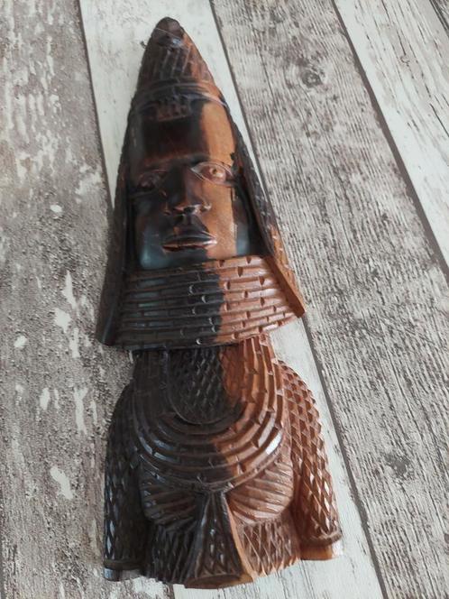 Houten Afrikaanse Wanddecoratie, Antiek en Kunst, Kunst | Beelden en Houtsnijwerken, Ophalen of Verzenden