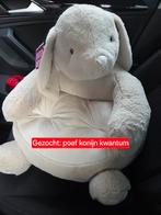 GEZOCHT: poef van kwantum konijn, Ophalen, Zo goed als nieuw, Overige typen