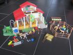 Playmobil paarden manege met wasplaats, dressuurbak ed, Ophalen of Verzenden, Gebruikt