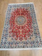Vintage handgeknoopt perzisch tapijt nain 197x124, Info@SlatsAntiek.nl, 100 tot 150 cm, Perzisch, Ophalen of Verzenden
