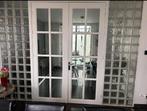 Witte deuren vintage look 175x253, Doe-het-zelf en Verbouw, Deuren en Horren, Ophalen, Binnendeur, Zo goed als nieuw, Glas