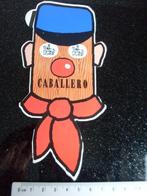 sticker caballero boer carnaval humor, Verzenden, Zo goed als nieuw, Merk