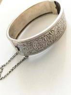 Antieke Art Nouveau zilveren armband., Verzenden, Zilver, Armband