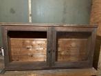 Vintage kastje, Huis en Inrichting, Kasten | Vitrinekasten, Ophalen, Gebruikt, Glas, Vintage