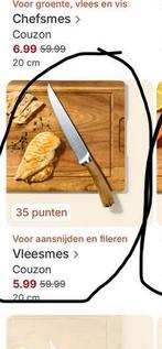 Gezocht! Couzon Vleesmes Picnic, Huis en Inrichting, Keuken | Bestek, Nieuw, Ophalen of Verzenden, Rvs of Chroom, Vaatwasserbestendig