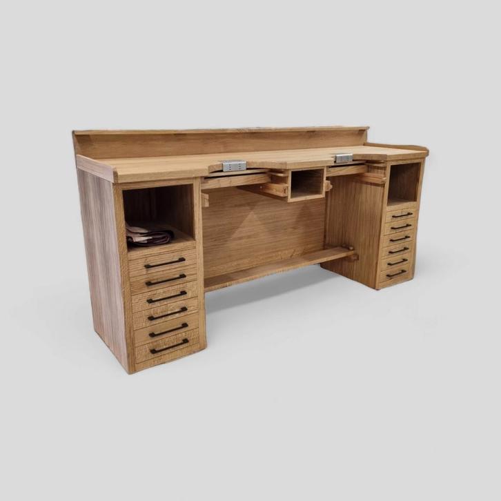 Werkbank voor Edelsmeden,Goudsmeden, Stavelij dubbel, Huis en Inrichting, Bureaus, Nieuw, Bureau, Ophalen of Verzenden