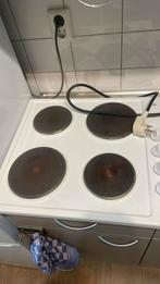 Elektrische kookplaat 4 pits / electric stove, Ophalen, Gebruikt, 4 kookzones, Vrijstaand
