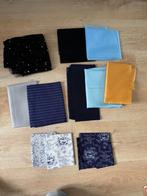 Stofjes en kant in de kleur blauw en zwart en geel, Blauw, 120 cm of meer, Nieuw, Ophalen of Verzenden