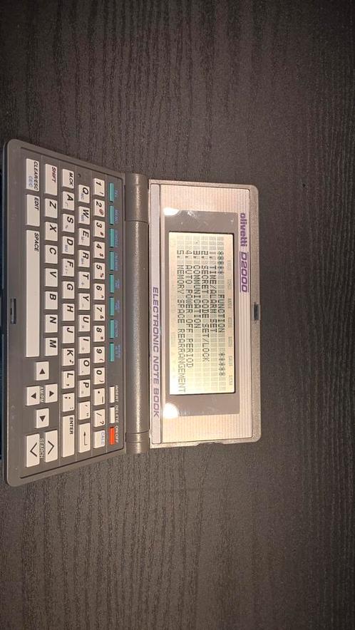 Olivetti D2000 PDA Organizer - Vintage Collectie, Computers en Software, Overige Computers en Software, Gebruikt, Ophalen of Verzenden