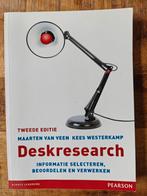 Deskresearch informatie selecteren beoordelen en verwerken, Ophalen of Verzenden, Zo goed als nieuw, HBO