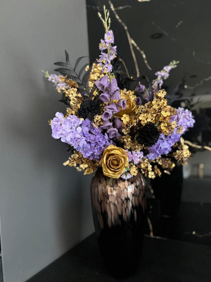 Echte eyecatcher compleet met vaas, Huis en Inrichting, Woonaccessoires | Kunstplanten en Kunstbloemen, Nieuw, Ophalen of Verzenden