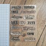 ECD Elizabeth Craft Designs stempels,  zen set, Ophalen of Verzenden, Zo goed als nieuw, Clearstamp