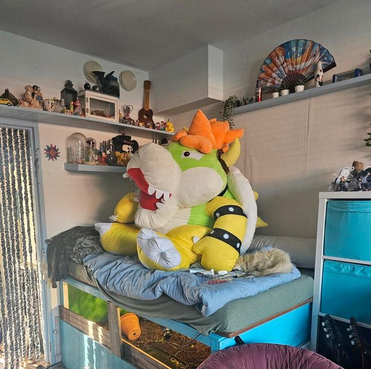 Grote Bowser knuffel (Mario), Kinderen en Baby's, Speelgoed | Knuffels en Pluche, Zo goed als nieuw, Overige typen, Ophalen