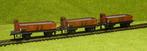 Trix Express 20/71 Lage bakwagen met remmershuis - 1937/1940, Gebruikt, Gelijkstroom, Trix, Wagon
