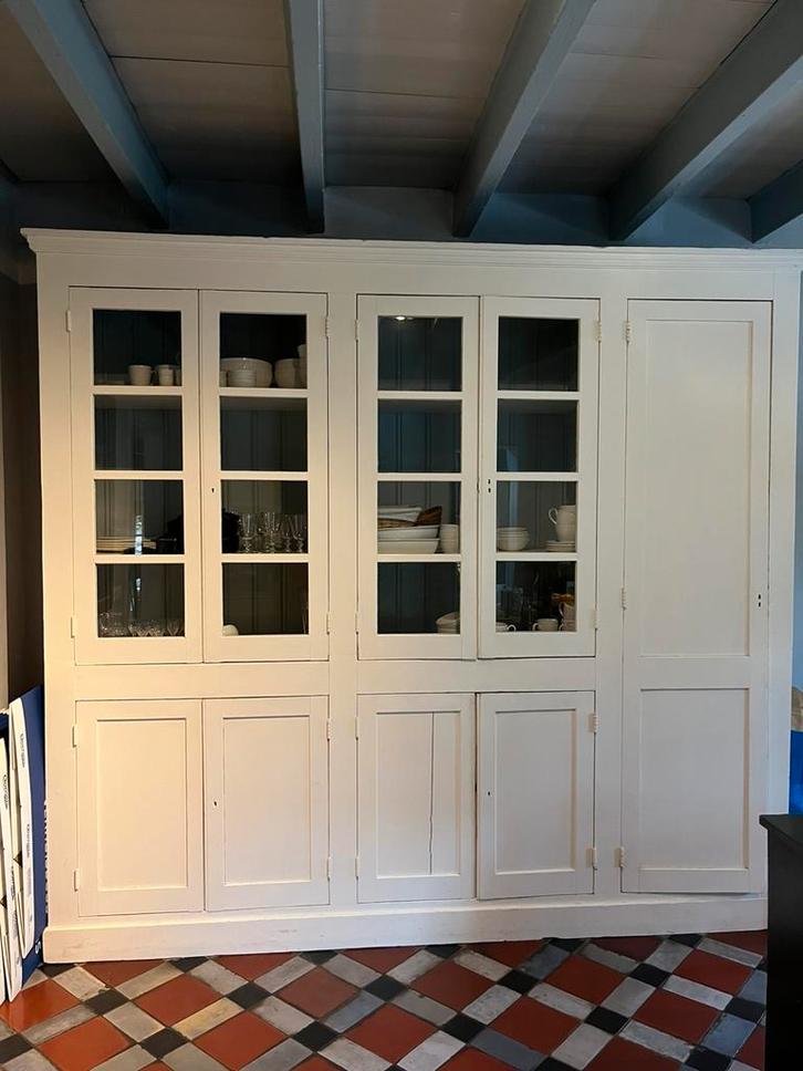 Oude schoolkast wandkast vintage, Huis en Inrichting, Kasten | Overige, Gebruikt, Ophalen