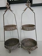 2 LEUKE OUDE BROCANTE ETAGERES, Ophalen of Verzenden, Gebruikt