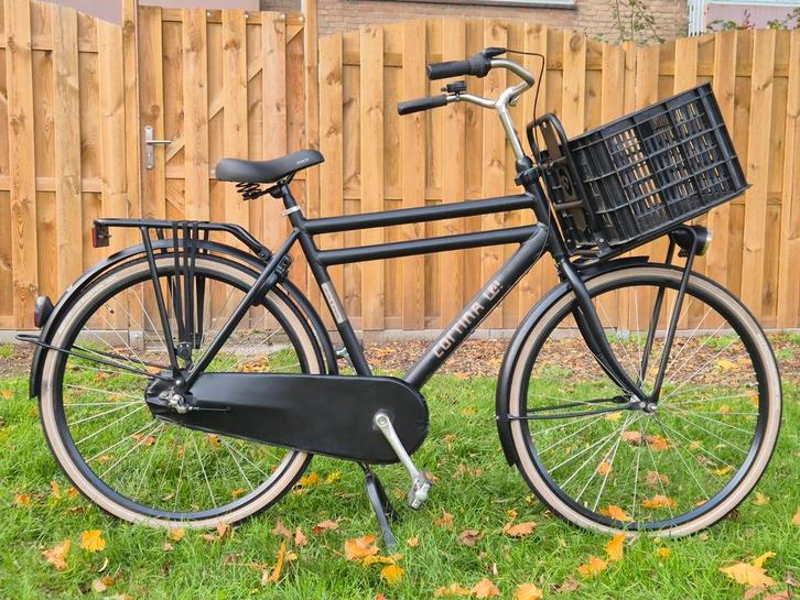 Cortina U4 Transport Herenfiets N3 28 inch Matzwart, Fietsen en Brommers, Fietsen | Heren | Herenfietsen, Zo goed als nieuw, Overige merken