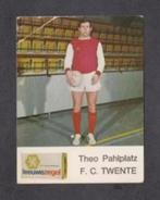 Voetbalplaatje FC Twente Theo Pahlplatz Reclame Leeuwezegel., Ophalen of Verzenden, 1960 tot 1980, Ongelopen, Sport en Spel