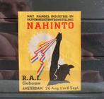 Sluitzegel RAI Nahinto, Ophalen of Verzenden, Na 1940, Gestempeld