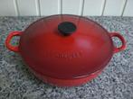 Le Creuset braadpan/stoofpot z.g.a.n., Huis en Inrichting, Keuken | Potten en Pannen, Gietijzer, Ophalen of Verzenden, Zo goed als nieuw