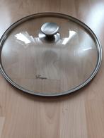 Glazen deksel 31,3cm. Fontignac., Ophalen, Zo goed als nieuw, Glas