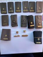 Groot Lot  diverse Schouder sets Majoor DT-GVT, Verzenden, Landmacht, Nederland, Kleding of Schoenen