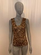 Riani Glitter Top Zonder Mouwen mt 40/42, Bruin, Riani, Maat 42/44 (L), Ophalen of Verzenden