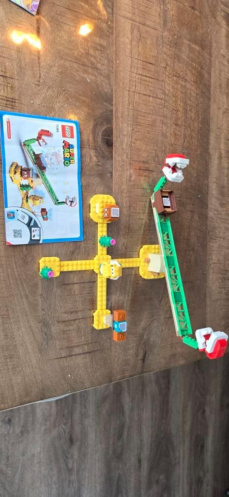Lego Super Mario 71365 Piranha Plant power slide uitbreiding, Kinderen en Baby's, Speelgoed | Duplo en Lego, Zo goed als nieuw