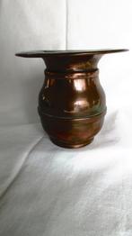 Kwispedoor, fraai roodkoperen exemplaar, h11,5 cm, d 12,5 cm, Ophalen of Verzenden, Koper