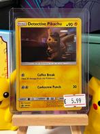 Detective Pikachu Pokémon Kaart - SM190, Ophalen of Verzenden, Zo goed als nieuw, Losse kaart