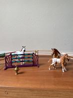 Schleich hindernis met paarden, Verzamelen, Speelgoed, Ophalen of Verzenden, Gebruikt