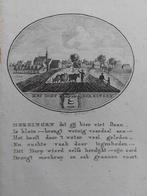 17 / Herkingen Dirksland Gravure 18e eeuw Ollefen en Bakker, Antiek en Kunst, Ophalen of Verzenden
