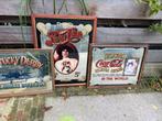 Aangboden spiegels coca cola 3 stuks, Tuin en Terras, Ophalen of Verzenden, Zo goed als nieuw