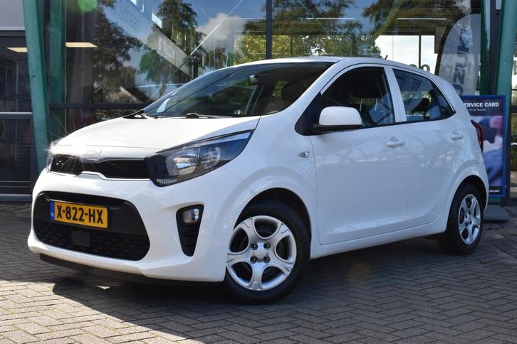 Kia Picanto 1.0 DPi DynamicLine 5-deurs 67pk | Stuur & Stoel, Auto's, Kia, Bedrijf, Te koop, Picanto, ABS, Achteruitrijcamera
